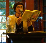 Linda Wolfe reads at the Kelly Writers
House